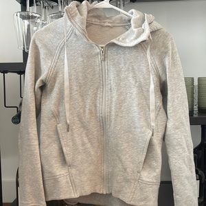 Lululemon Zip Up Hooded Sweatshirt - Heather Gray
